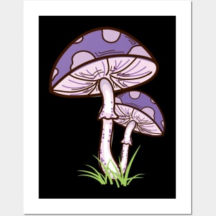 Mushroom Duo Posters and Art